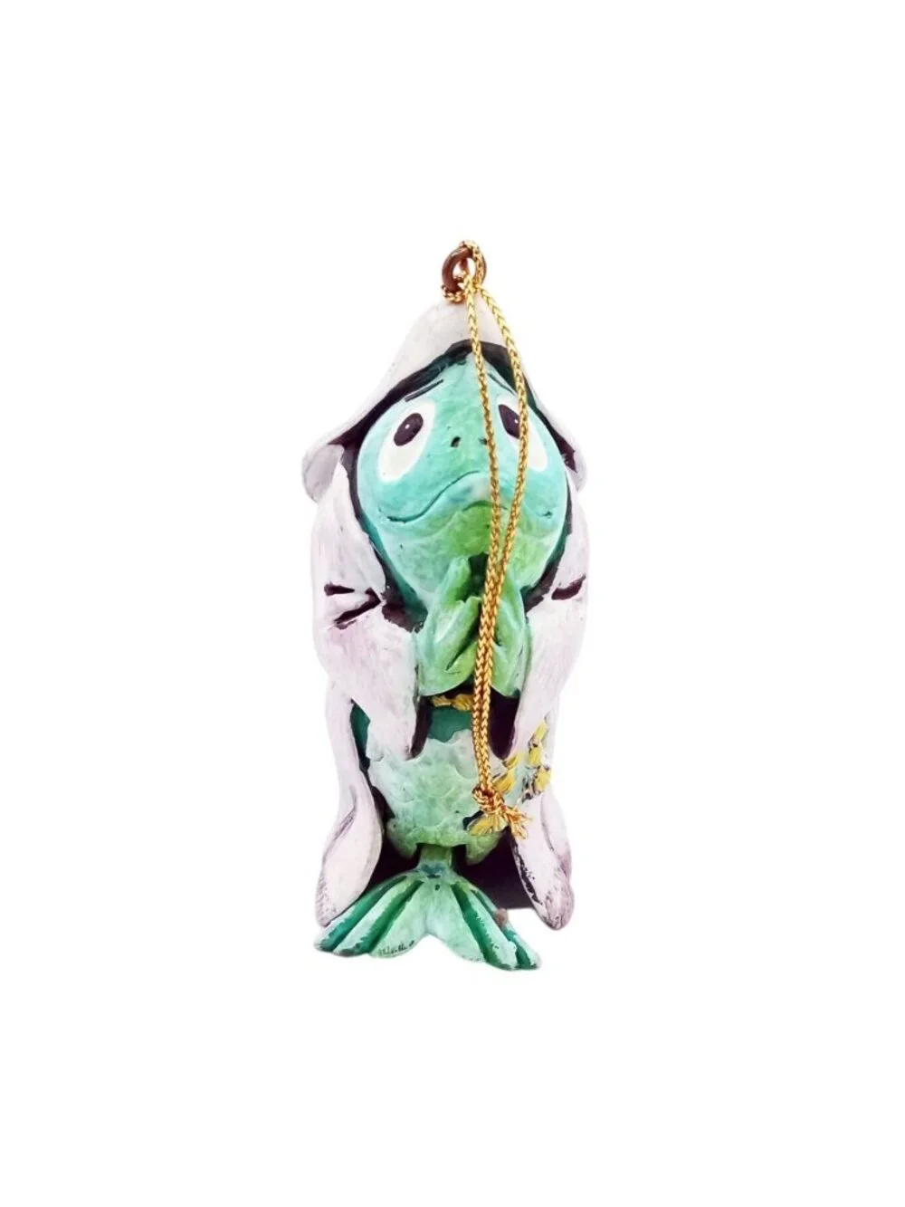 Holy Mackerel Fish Ornament Monk Friar 3.5